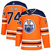 Oilers 74 Ethan Bear Orange Adidas Jersey Dzhi,baseball caps,new era cap wholesale,wholesale hats